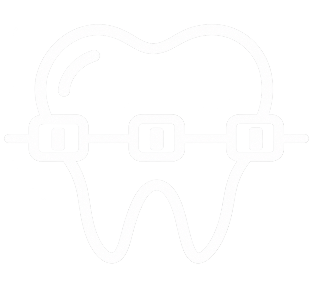 Braces Tooth Outline Icon 1024x920