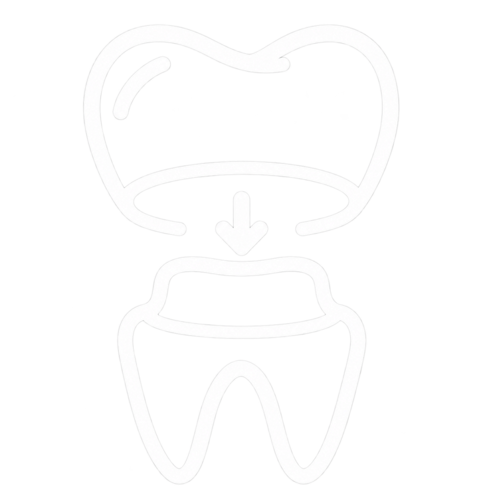 Dental Crown Placement Icon 986x1024